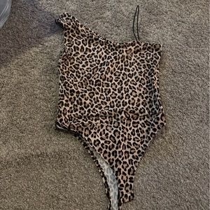 Cheetah print onesie